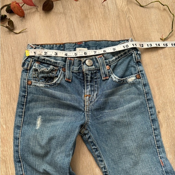 True Religion Girl’s Extreme Flare Boot Cut Jeans Size 8 y2k - Picture 3 of 14